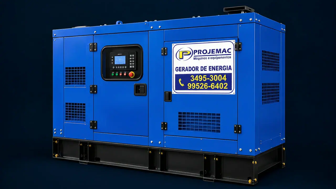 Gerador de energia silenciado da Projemac